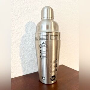 MOVING SALE | Macy’s “Food Network” Stainless Steel Cocktail Shaker With Recipes